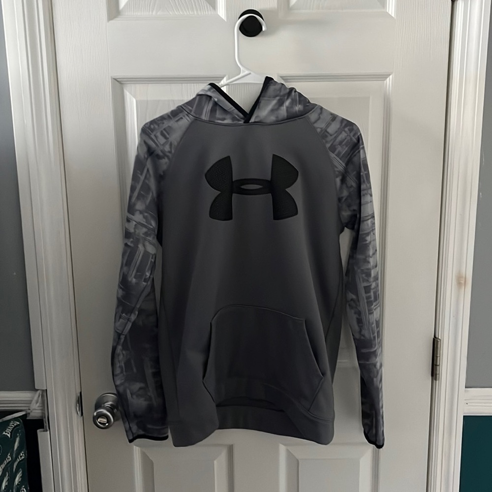 under armour. grey and black